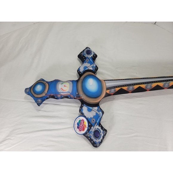 Nanco Multicolored Diamond Plush Sword Medieval Pirate 37" Halloween Costume Acc - Picture 4 of 9